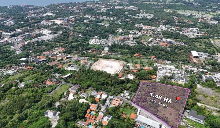 1,48 Hectare Leasehold Land In Pecatu