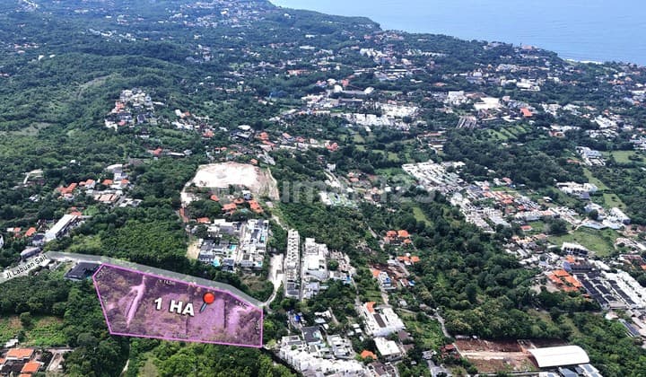 1 Hectare Leasehold Land In Bingin Hills, Ocean View At Ground Level