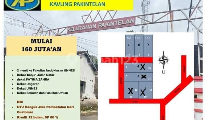 Tanah Kavling Pakintelan, Gunungpati, Kota Semarang By Prabowo Siswanto Property