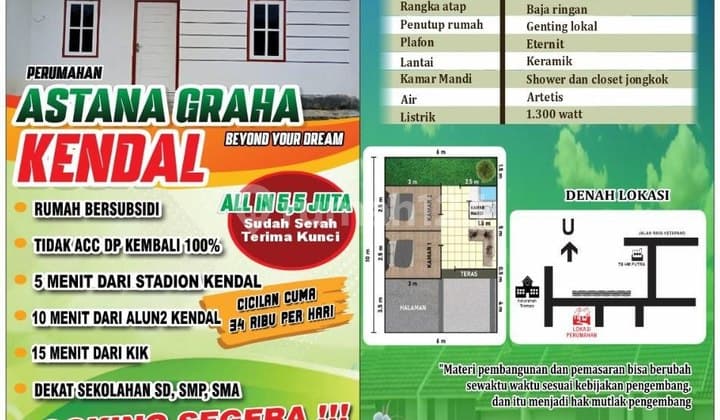 Subsidized Housing Astana Graha Kendal By Siswanto Property