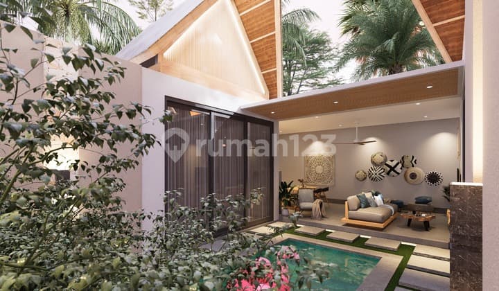 2 Kamar Villa di Jual Lesehold , Semiyak Area