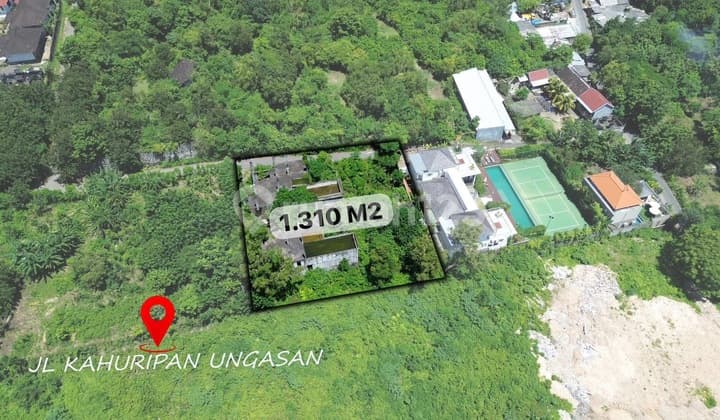 Ungasan Tanah Full View Laut Zona Pariwisata Cocok untuk Villa