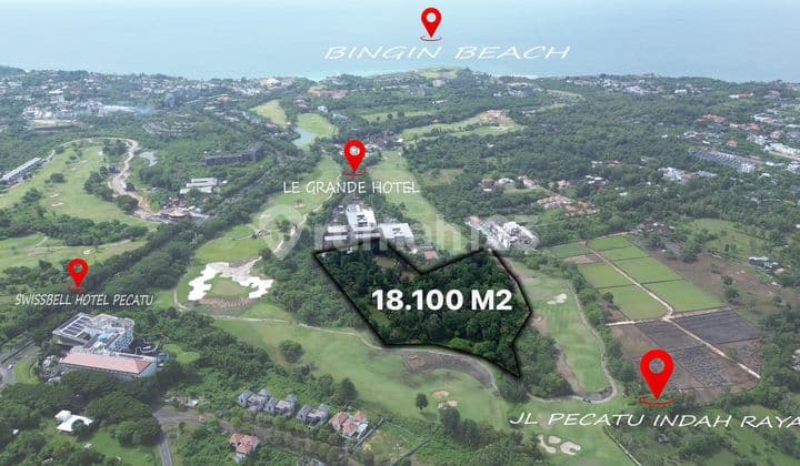Pecatu Graha Tanah Dijual Murah Kawasan Elite Hotel dan View Golf