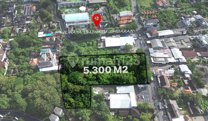 Jimbaran Land for Sale on Main Road Near GWK, Suitable for Commercial Use