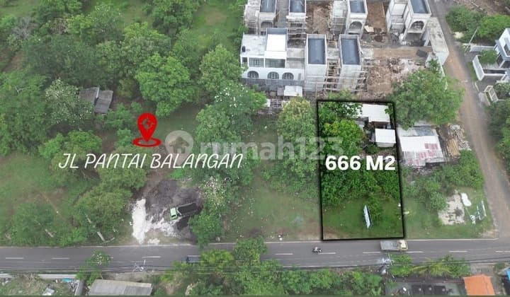 Balangan Tanah Pinggir Jalan Cocok untuk Commercial Space Resto