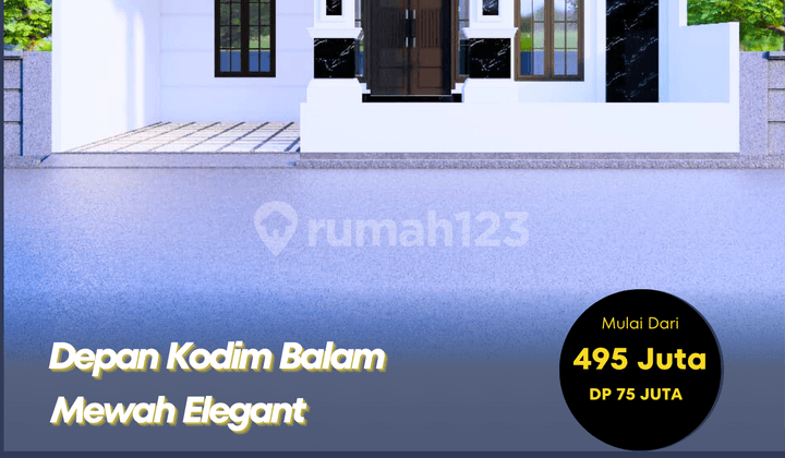 Rumah Moderen Depan Kodim Bandarlampung di Jl. Imam Bonjol No. 1, Langka Pura, Langkapura, Kota Bandar Lampung, Lampung, Indonesia, 35154, Langkapura Rumah