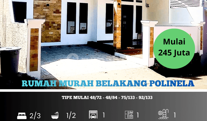 Rumah Design Moderen Murah Belakang Kampus Polinela