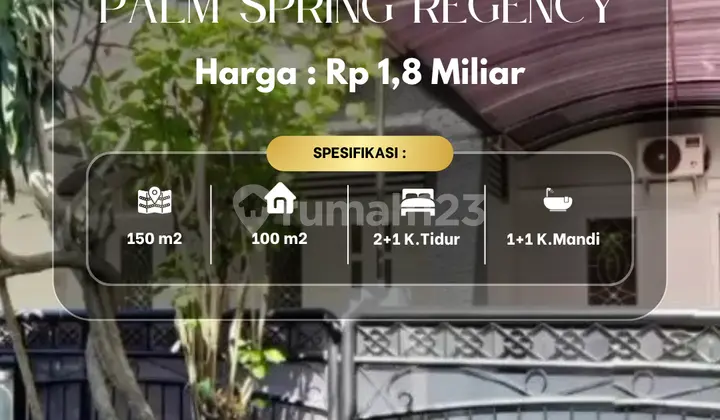 Strategically located Palm Spring Regency Residential House, Semi Furnished