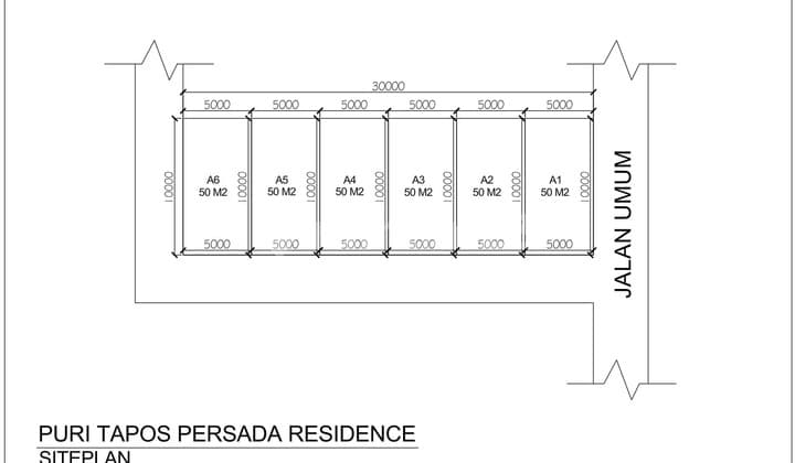 Cuma 6 Unit tersedia 1&2 Lantai
