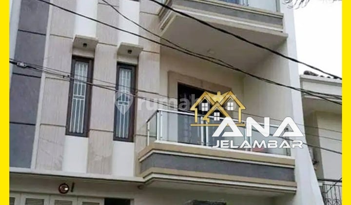 Ana Rumah Modern 4Lt Luas 8X22m Bangunan Bagus dan Kokoh di Jelambar - * Good- Deal !!*