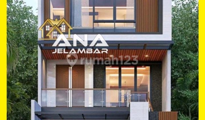 Ana Rumah Baru 3.5Lt di Kav Polri Luas 6.5X16m Lokasi Bagus Jelambar - * Good- Deal !!*