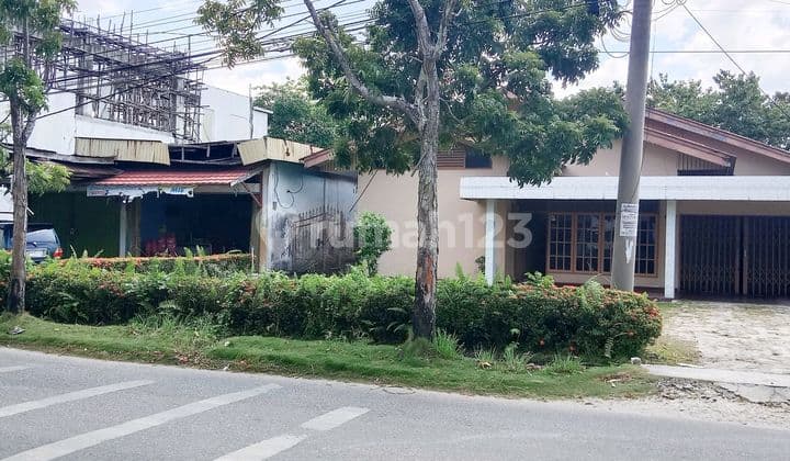 Tanah Strategis 1224M2 dan Rumah di Jl.rawamangun Pekanbaru Riau Surat SHM