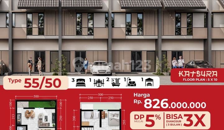 Rumah Konsep Jepang di Tengah Kota Makassar (Lokasi Hertasning)