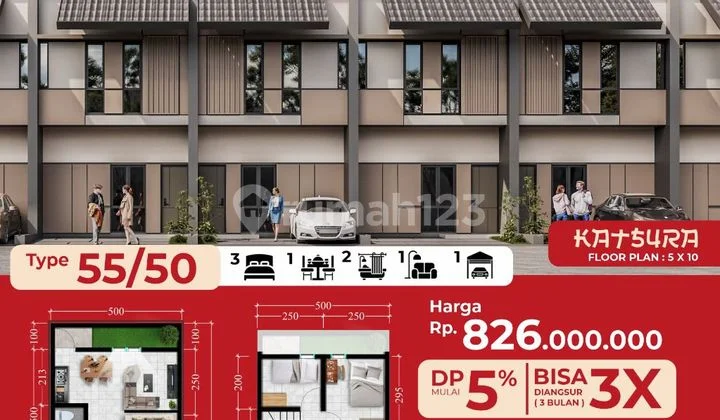 Rumah Konsep Jepang di Tengah Kota Makassar (Lokasi Hertasning)