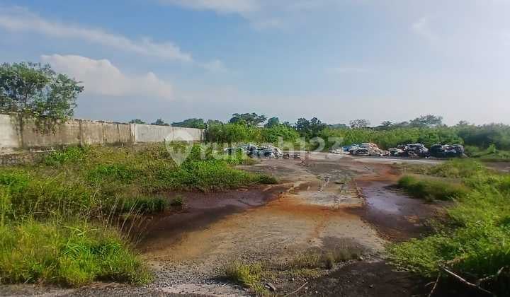 Tanah Bagus Strategis Dipinggir Jalan Raya Disewakan Murah di Kabupaten Bekasi