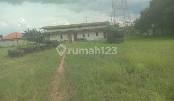 Tanah 15000 M² Ada Bangunannya di Narogong Raya Bekasi