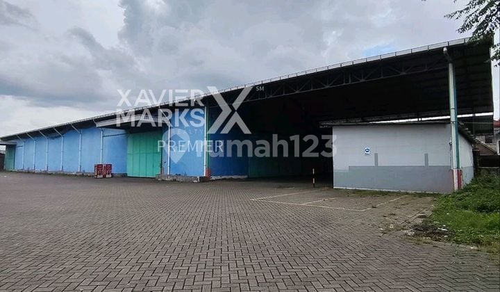 Gudang 2.200M² Akses Kontainer 1 Lantai Dekat Gadang