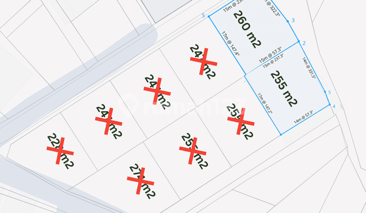 Dijual Tanah Kavling Siap Bangun Dekat Sidewalk Jimbaran, Badung