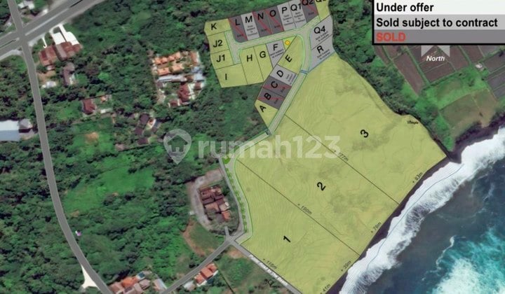 Dijual Tanah Kavling Beachfront Eksklusif dan Langka di Pantai Saba, Gianyar, Dekat Sanur & Renon, Lokasi Sangat Strategis