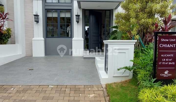 Rumah Design Modern Minimalis Cluster Chianti Citra City Sentul