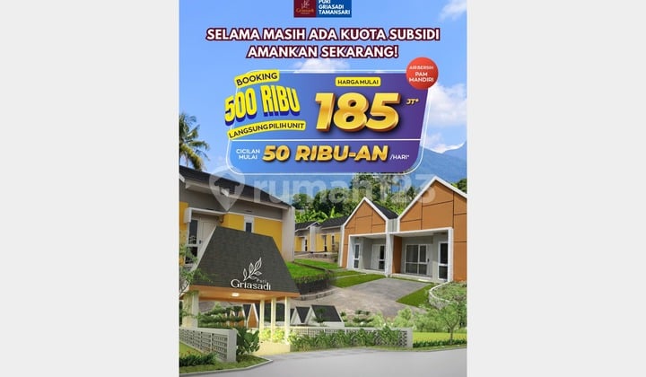 Perumahan Subsidi di Kec Tamansari Bogor, Perumahan Paling Dekat Ipb Dramaga, dan Pusat Kota Bogor.