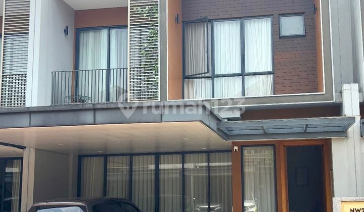 Rumah Modern Aesthetic Full Furnished Cuma 3,9M. Cluster Baru Ter-Mewah di Kawasan Sentul City, The Sanctuary. Cuma Jalan Kaki ke Sport Center!