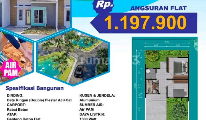 Rumah Subsidi Pemerintah Murah Kualitas Baik di Mulia Bekasi Residence