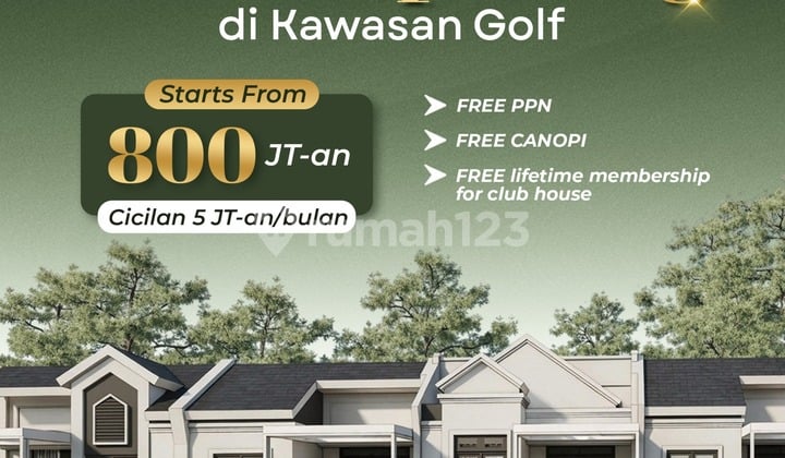 Hunian Modern Nuansa Resort di Podomoro Golf View Cimanggis Depok
