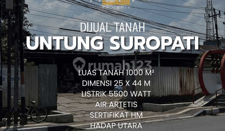 Land for Sale on the Main Road, West Semarang Land for Sale on the Main Road, West Semarang