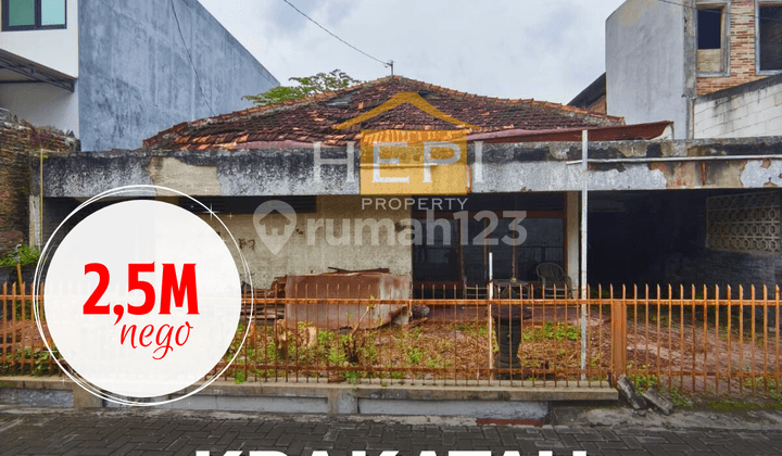Dijual Rumah Hitung Tanah di Krakatau Semarang Timur