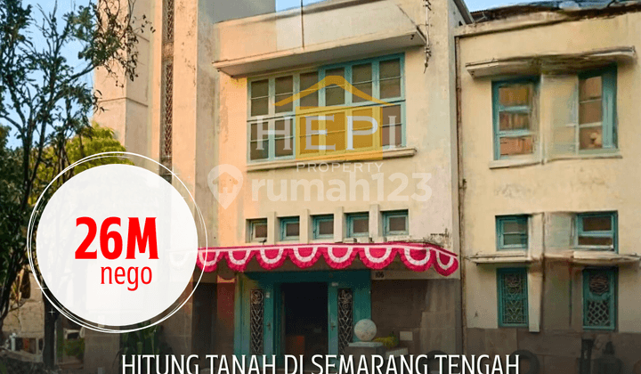 Dijual Rumah Hitung Tanah di Ki Mangunsarkoro Semarang Tengah