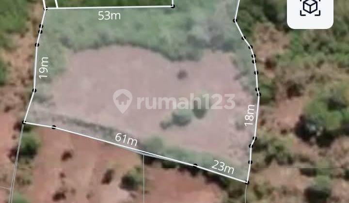 Tanah Strategis View Alam Luas di Pandawa Beach, Bali