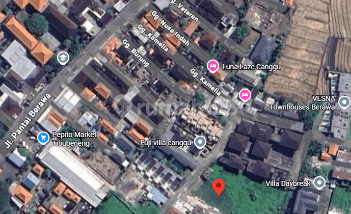 Land Over Contract, 32 Years Remaining, Strategic Location, Ready to Build, Tibubeneng.