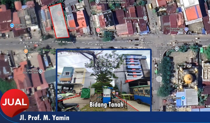 Tanah Siap Bangun Akses Langsung Jalan Utama di Prof. M. Yamin Tanah Siap Bangun Akses Langsung Jalan Utama di Prof. M. Yamin