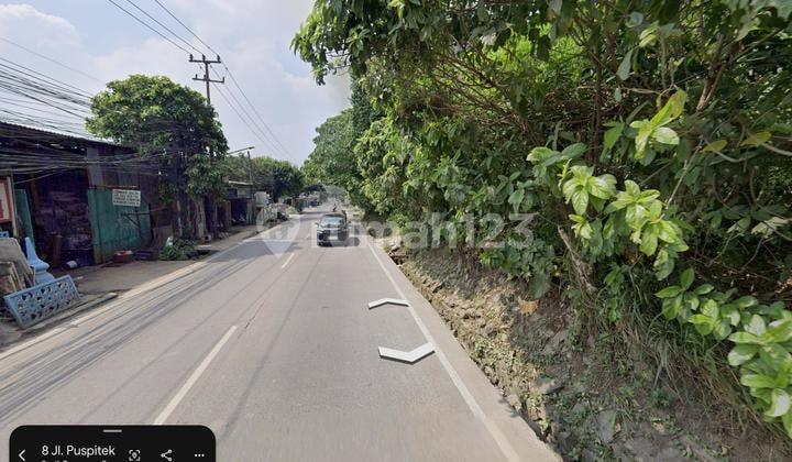 Tanah Tangerang Selatan Setu Puspitek Pinggir Jalan Strategis