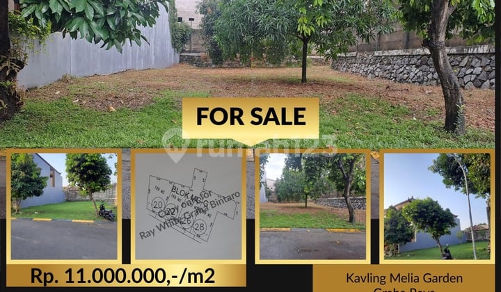 Tanah Kavling Harga Terjangkau Dlm Cluster Eksklusif di Graha Raya Bintaro Tanah di Graha Raya Bintaro SHM 265.0