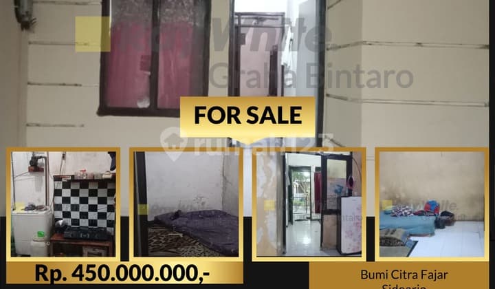 Rumah Lokasi Strategis Bumi Citra Fajar Tahap 1 Tipe Standart Dijual Dibawah Harga Pasar