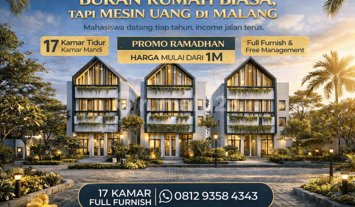 Rumah Kost Premium di Kota Malang Murah Dekat Umm