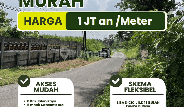 Dijual Tanah Strategis 1 Jutaan di Malang
