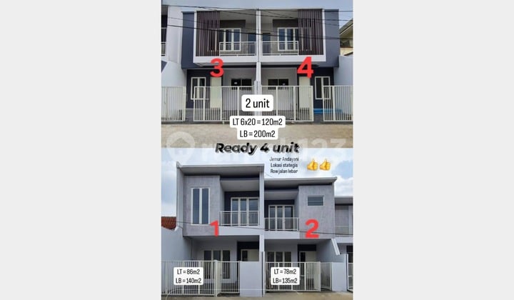 Rumah Bagus dan Lokasi Ciamiiiik di Jemur Andayani, Surabaya