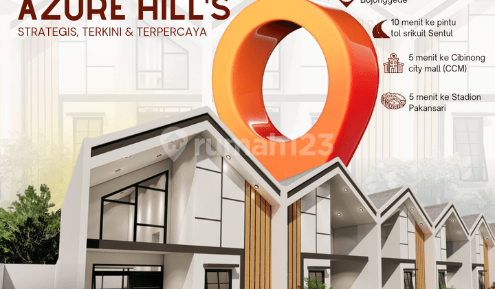 Rumah Murah 1 Lantai Akses Mobil Dekat Ccm