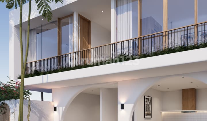 Villa 2Br Modern di Canggu - Private Pool & Desain Arch Unik, Siap Investasi