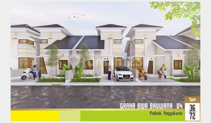 Jual Rumah Minimalis Modern Type 36/72 Patuk, SHM - 350 Juta