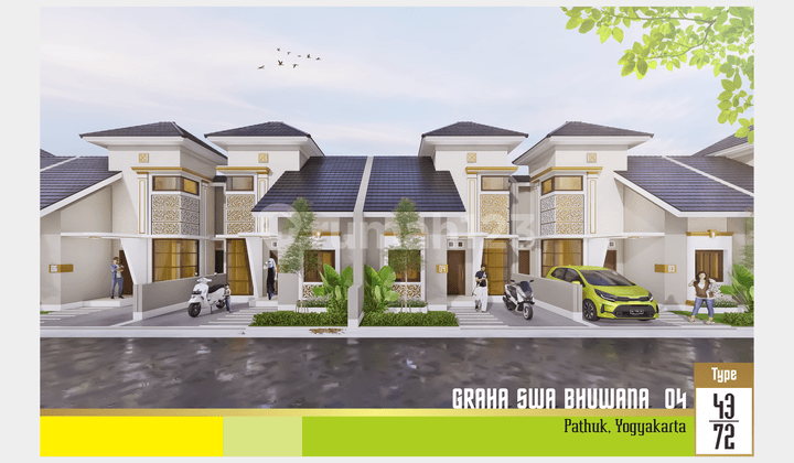 Jual Rumah Minimalis Modern Type 43/72 Patuk, SHM - 380 Jt