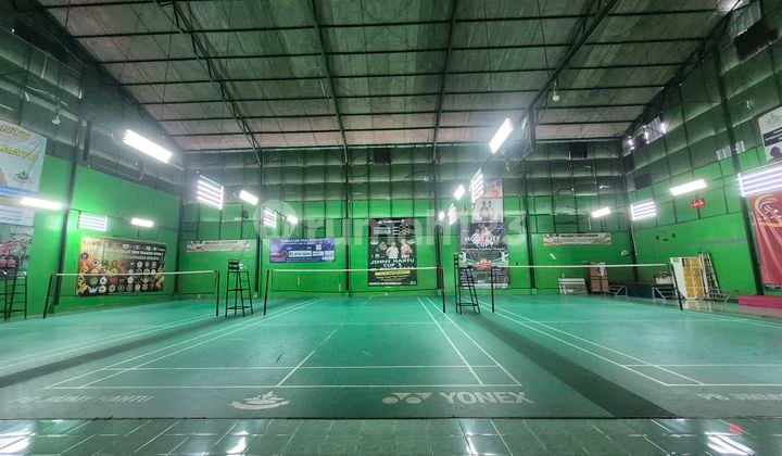 Dijual Hall Badminton Aktif Masih Beroperasional Area Luas di Bojong Gede