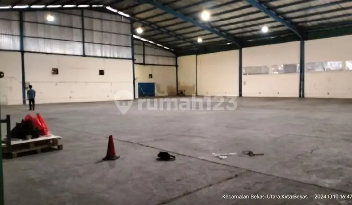 Disewakang Gudang di Harapan Jaya Bekasi