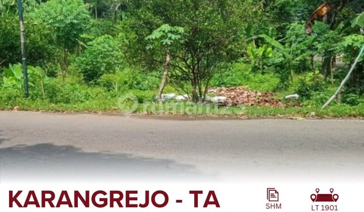 Tanah Strategis Sangat Murah Dekat Dg Rencana Tol Bandara Dhoho, Perbatasan Kediri Tulungagung