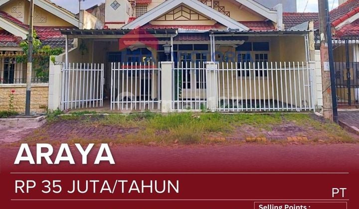 Rumah Sewa Bagus Siap Huni Strategis Araya