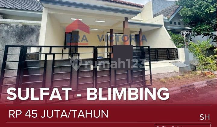 Rumah 1 LT Siap Huni Sulfat Kawasan Bisnis dan Kuliner