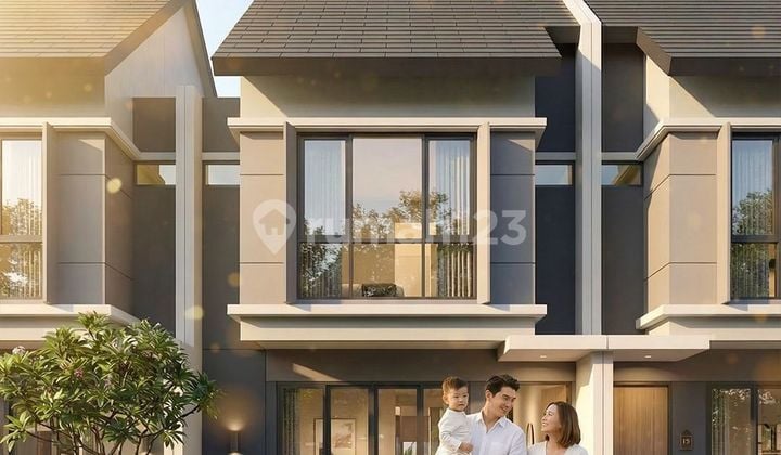 Rumah Hunia Nyaman Glass House Dekat Danau Podomoro Park